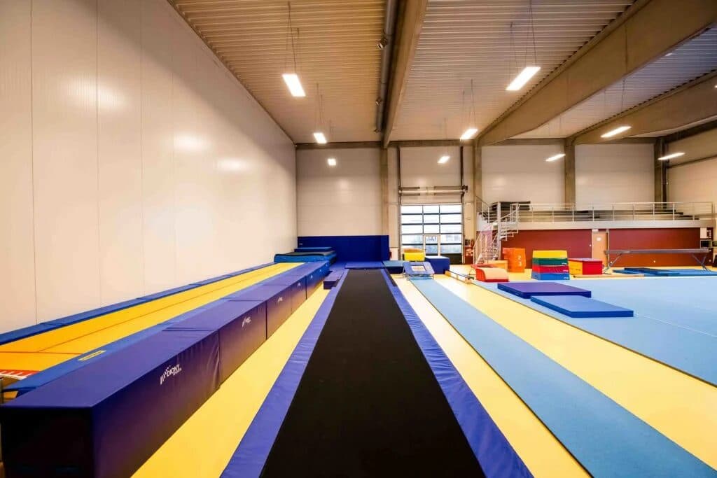 The tumble track in Jojo Gym